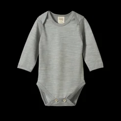 Merino Long Sleeve Bodysuit VARIOUS COLOURS