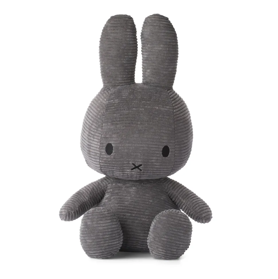 Miffy Sitting Corduroy - Grey