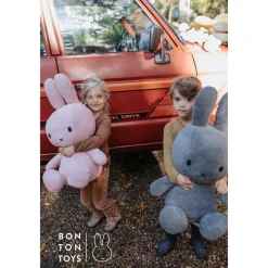 Miffy Sitting Corduroy - Grey