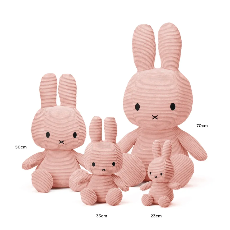 Miffy Sitting Corduroy - Pink