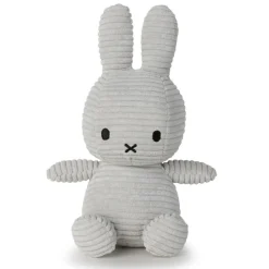 Miffy Sitting Corduroy - Soft Grey