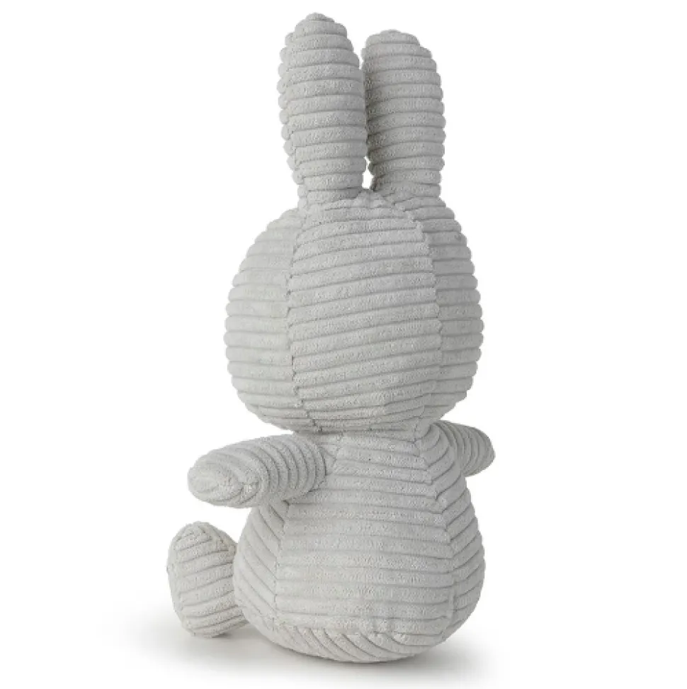 Miffy Sitting Corduroy - Soft Grey