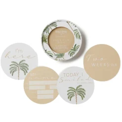 Milestone Cards - Green Palm & Sand