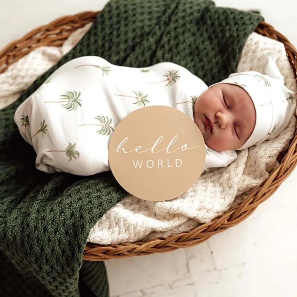 Milestone Cards - Green Palm & Sand