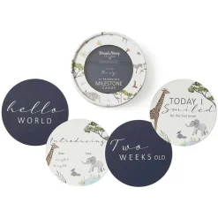Milestone Cards - Safari & Navy