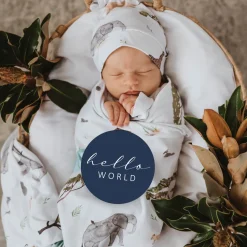 Milestone Cards - Safari & Navy