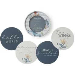 Milestone Cards - Whale & Azure