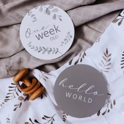 Milestone Cards - Wild Fern & Grey