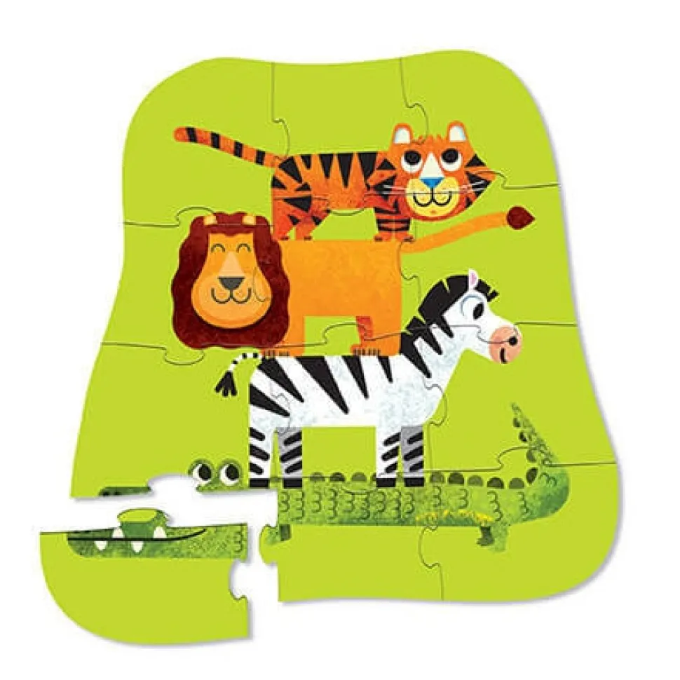 Mini Puzzle 12 pc - Jungle Friends