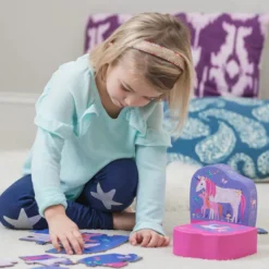 Mini Puzzle 12 pc - Unicorn Magic
