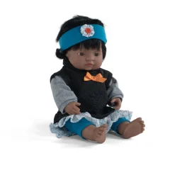 Miniland Doll - Anatomically Correct Baby, Latin American Girl, 38 cm