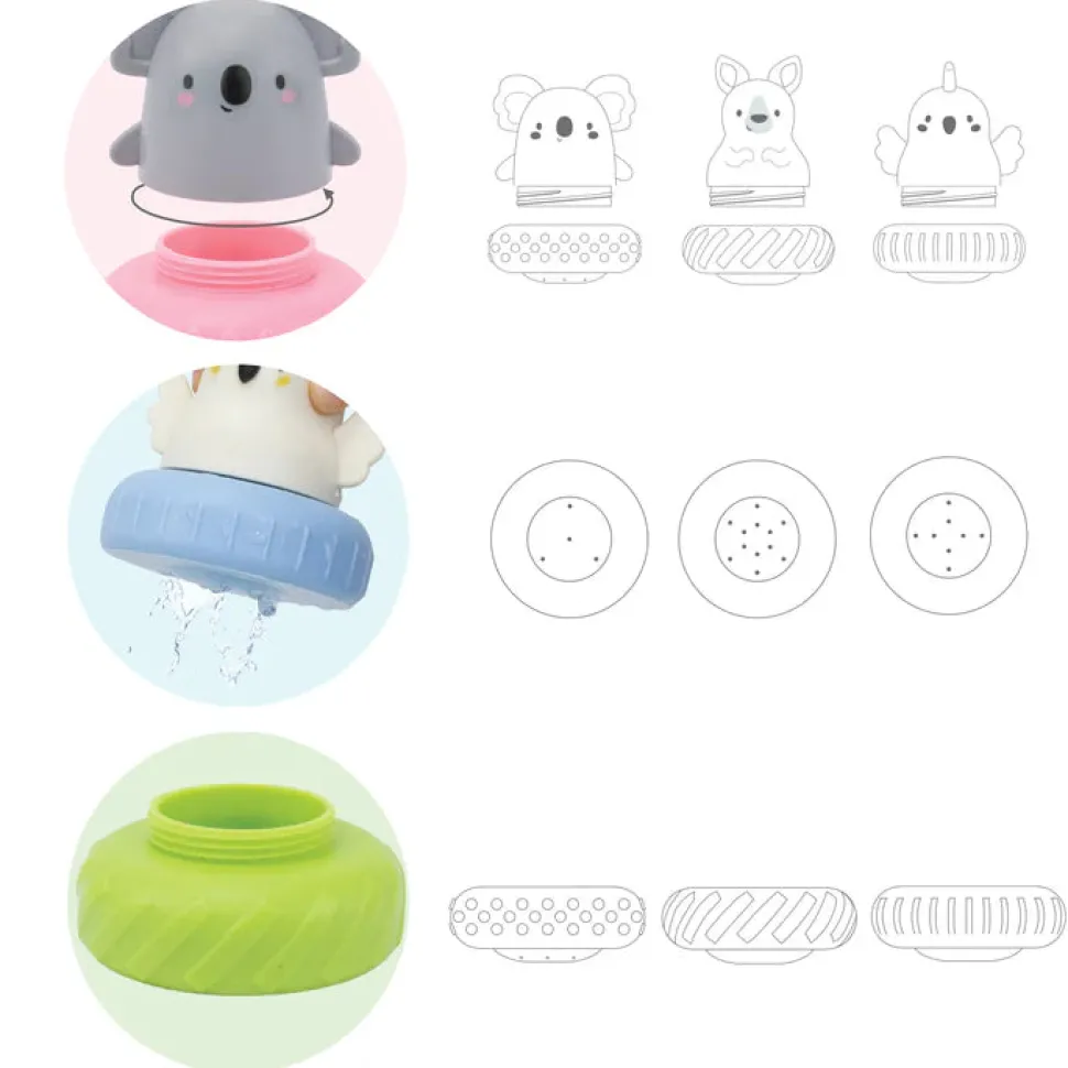 Mix & Match Bath Mates - Aussie Animals