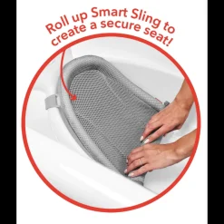 Moby Smart Sling 3-stage Baby Tub - White