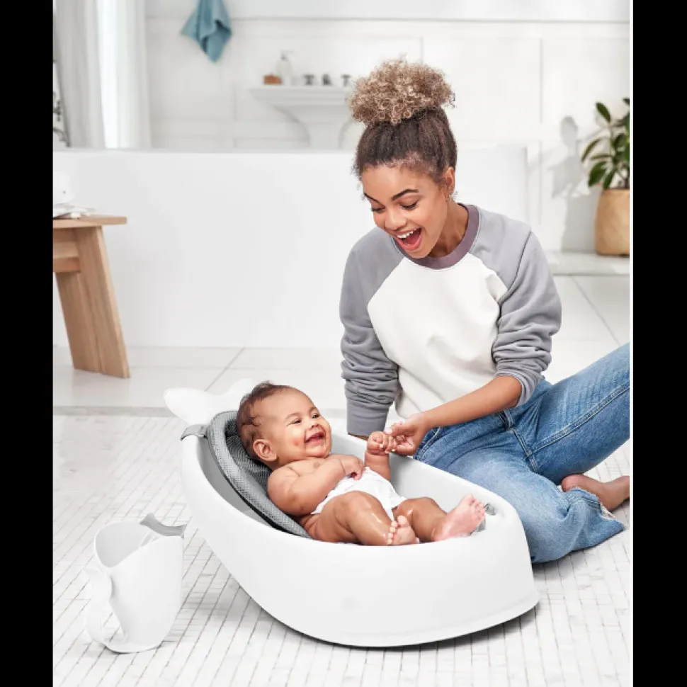 Moby Smart Sling 3-stage Baby Tub - White