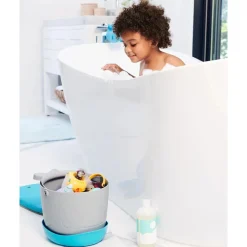 Moby Stowaway Bath Toy Bucket