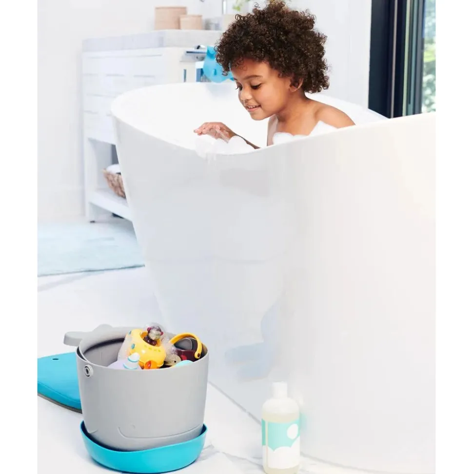 Moby Stowaway Bath Toy Bucket