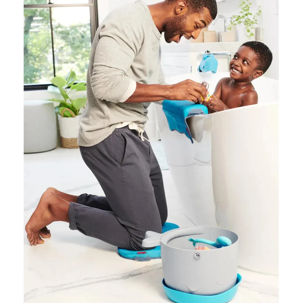Moby Stowaway Bath Toy Bucket