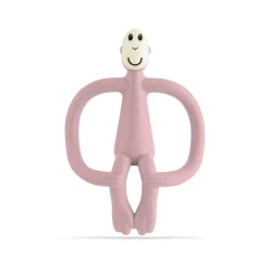 Monkey Teether - Dusty Pink
