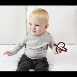 Monkey Teether - Dusty Pink