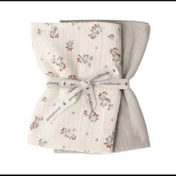 Muslin Small Blankets Set of 2 VARIOUS COLOURS