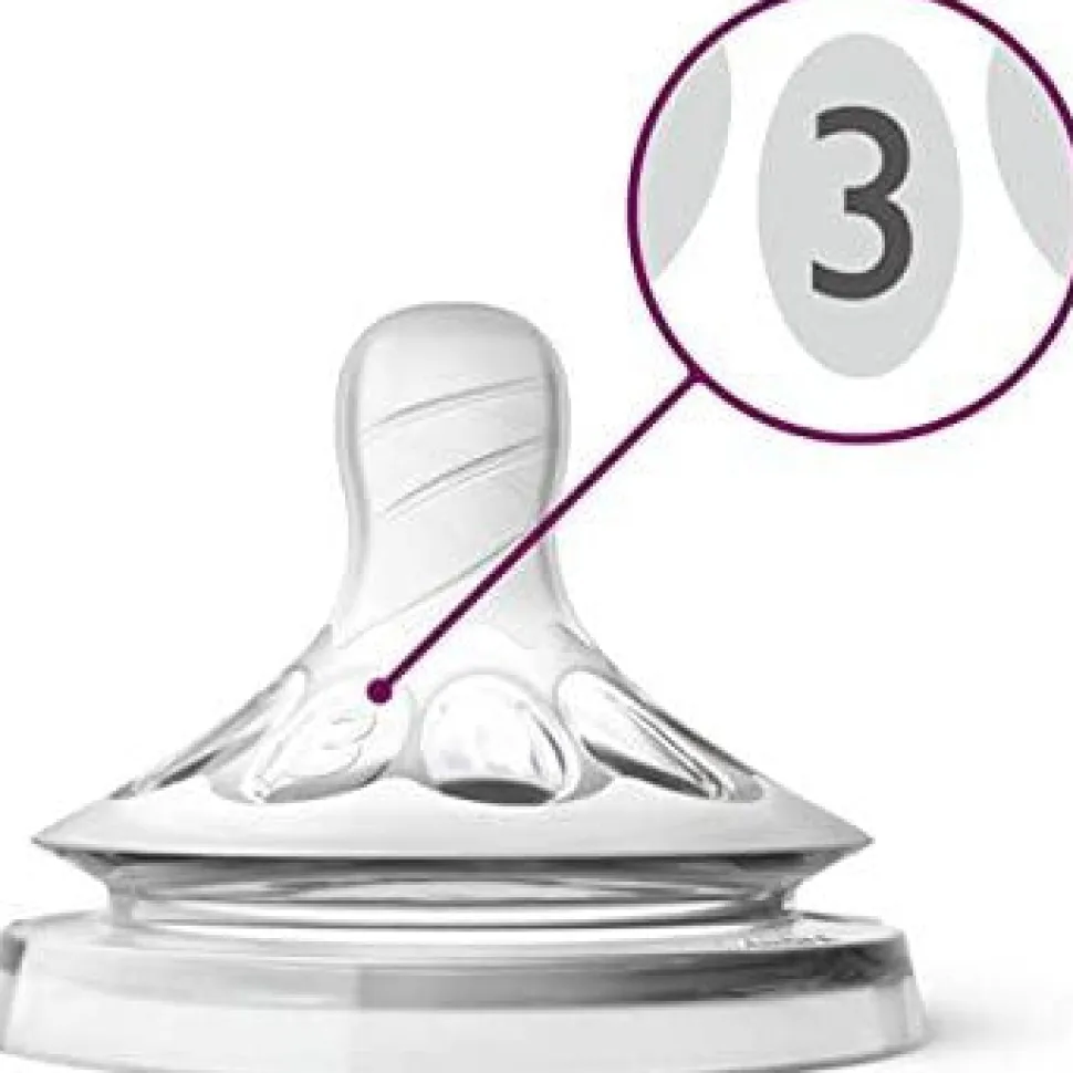 Natural Teat 2 pack - Medium Flow