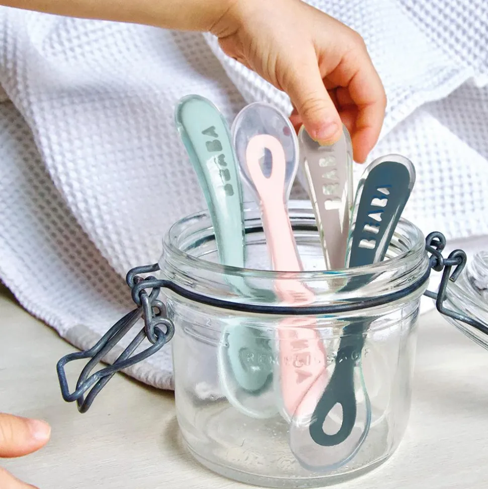 2nd Stage Soft Silicone Spoons - Set of 4