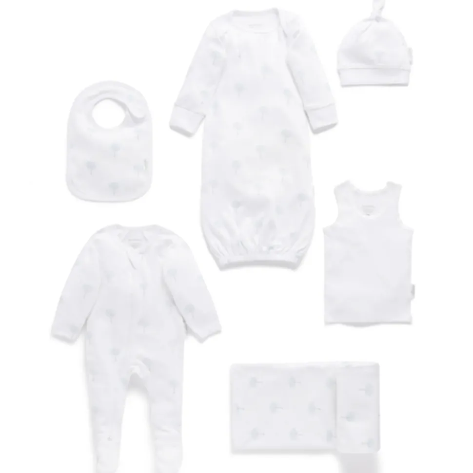 Newborn Hospital Pack - Pale Blue Tree