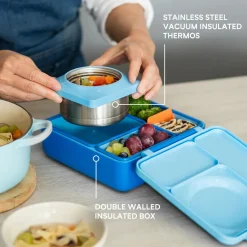 Omiebox Hot and Cold Bento Box VARIOUS COLOURS