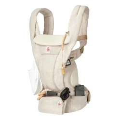 Omni Deluxe All-in-One Linen Baby Carrier - Natural Linen