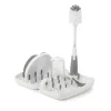 On The Go Drying Rack and Bottle Brush - Grey