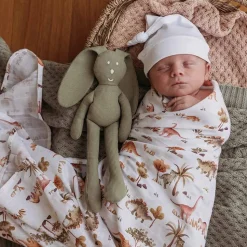 Organic Muslin Wrap - Dino