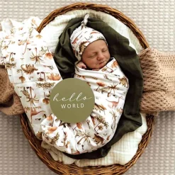 Organic Muslin Wrap - Dino