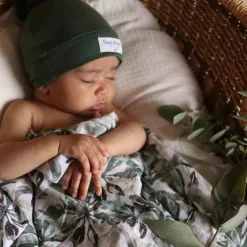 Organic Muslin Wrap - Evergreen