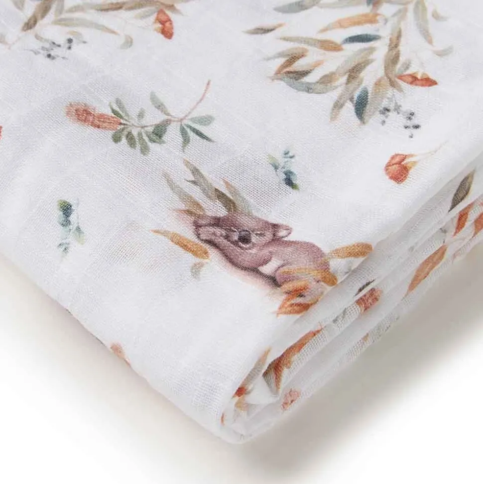 Organic Muslin Wrap - Koala