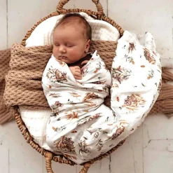 Organic Muslin Wrap - Koala