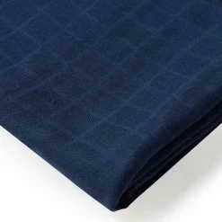 Organic Muslin Wrap - Navy