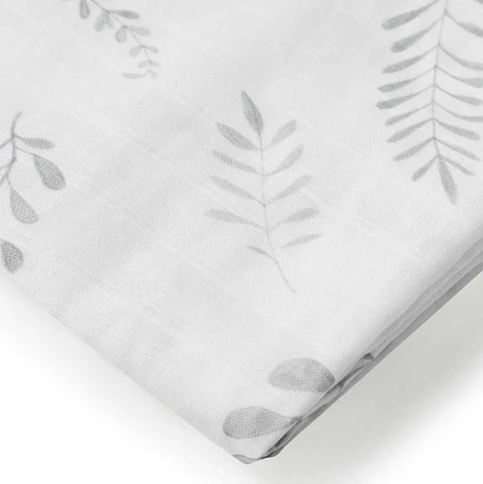 Organic Muslin Wrap - Wild Fern