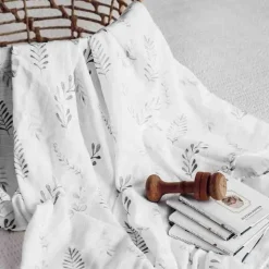 Organic Muslin Wrap - Wild Fern