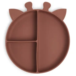 Orla Silicone Divided Plate Giraffe VARIOUS COLOURS