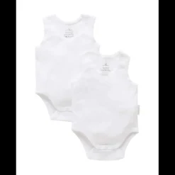 2 pack Rib Bodysuit - White