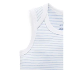 2 pack Singlet Bodysuit - Pale Blue Pack