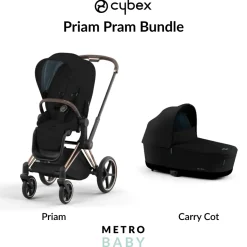 Priam Pram 2022 + Lux Carry Cot