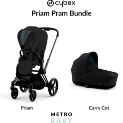 Priam Pram 2022 + Lux Carry Cot