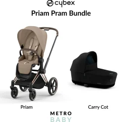 Priam Pram 2022 + Lux Carry Cot