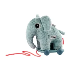 Pull Along & Soft Toy - Elphee Blue