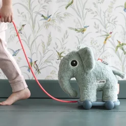 Pull Along & Soft Toy - Elphee Blue