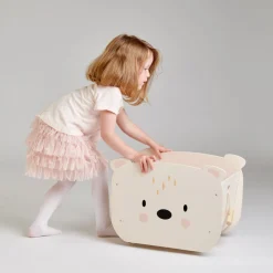 Pull Along Bear Cart