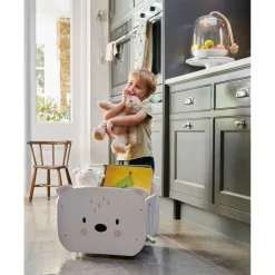 Pull Along Bear Cart