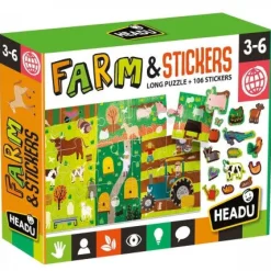 Puzzle + Stickers The Farm