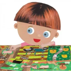 Puzzle + Stickers The Farm